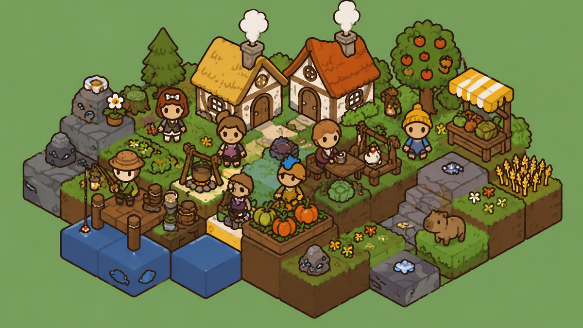 The cozy town of Cozyville